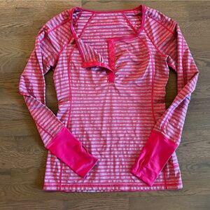 Lululemon Vintage Scoop Neck Long Sleeve Top Size 8
